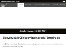 Tablet Screenshot of cvestuaire.com
